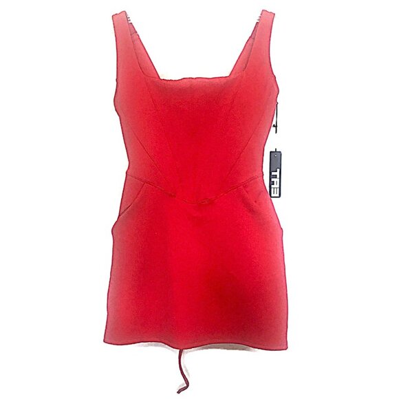 NEW NWT Red TA3 Swimsuit Swim Dress size medium petite short modest - Picture 7 of 7